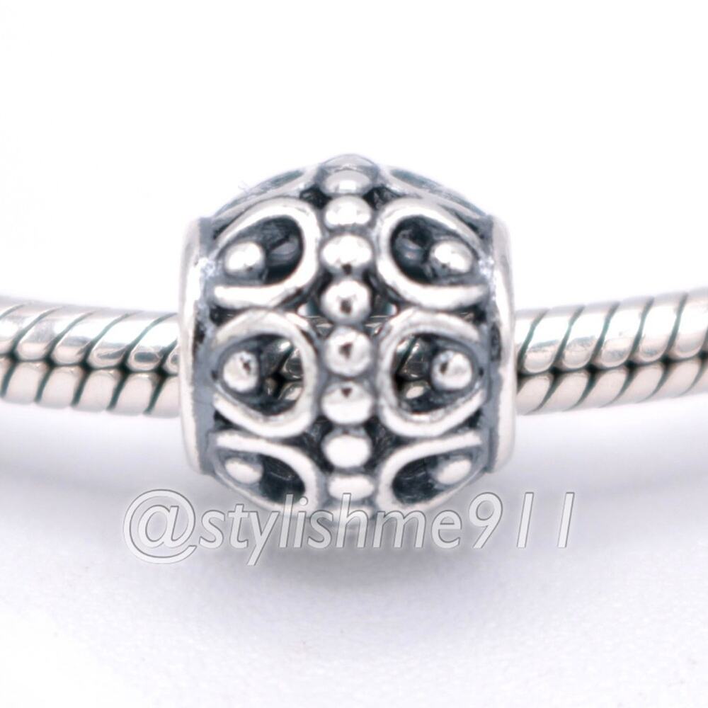 Authentic Pandora Retired A Cloud Silver Lining Openwork Charm